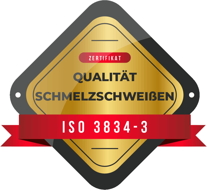 zertifikat qualität schmelzschweißen iso 3834-3